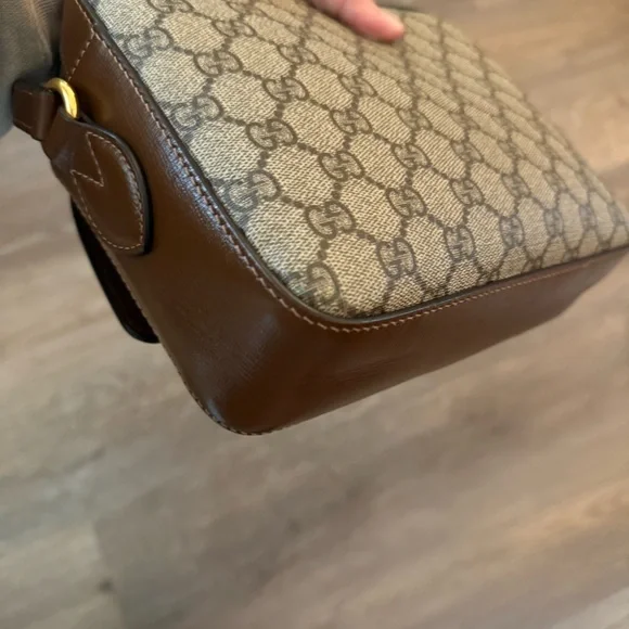 GUCCI 1955 Small Horsebit GG Supreme Crossbody Bag - Picture 13 of 16